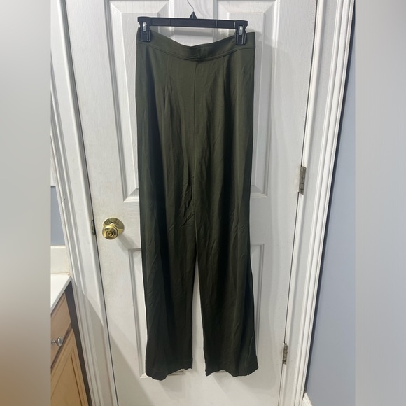 Rag & Bone Dark Olive Studio Jersey Trouser Pant Size Medium NWT - Picture 7 of 10